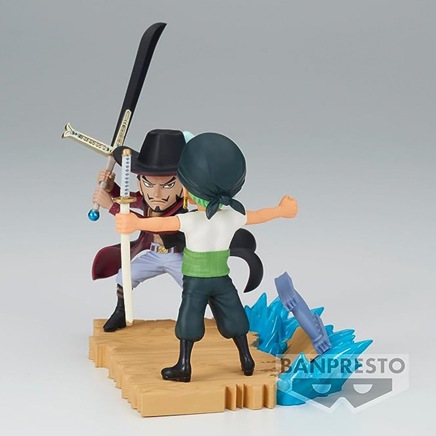 Roronoa Zoro vs Dracule Mihawk Log Stories Figure