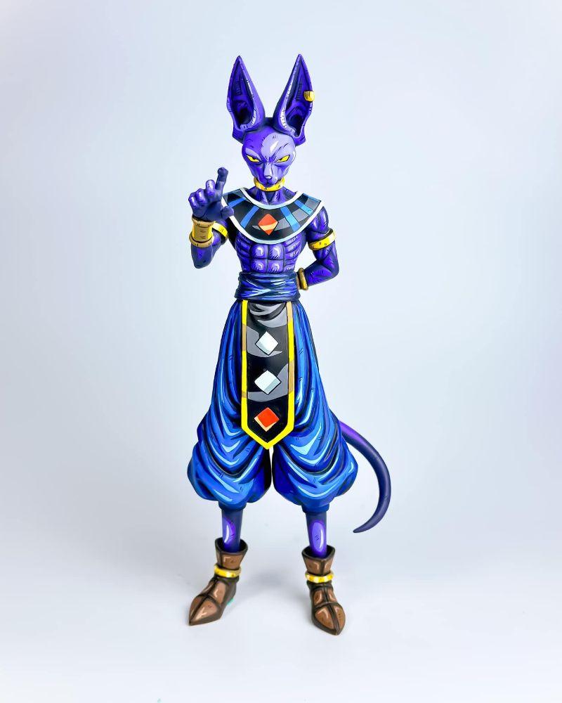 10.2 In Dragon Ball Z Lord Beerus Figure Repaint