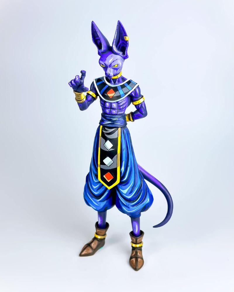 10.2 In Dragon Ball Z Lord Beerus Figure Repaint