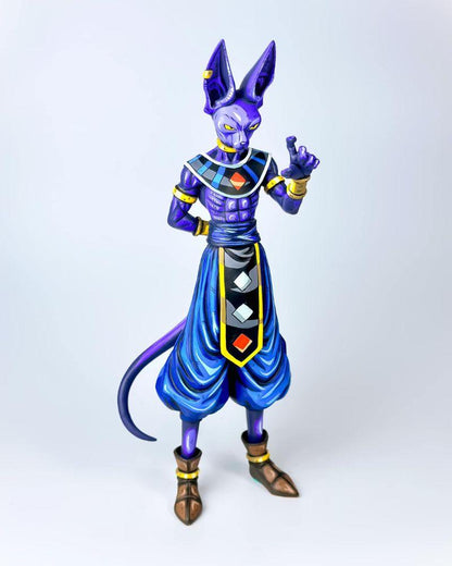 10.2 In Dragon Ball Z Lord Beerus Figure Repaint