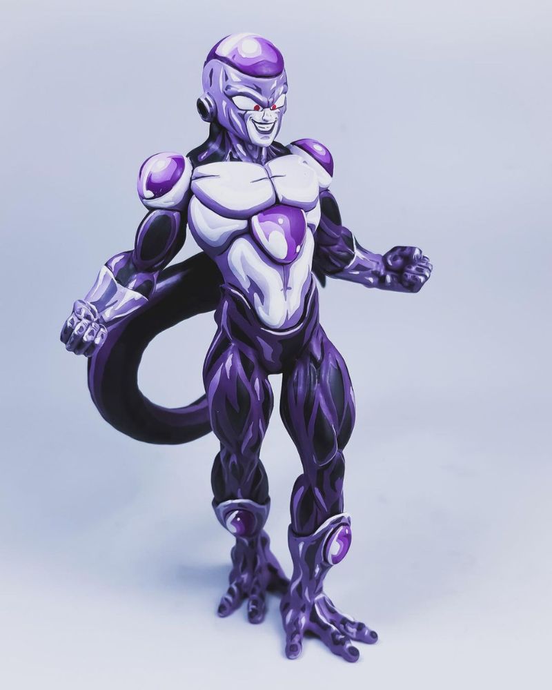 10.2 In Dragon Ball Super Black Frieza Figure Repaint