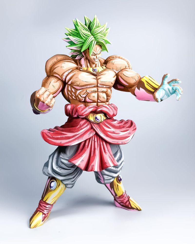 13 In Dragon Ball Z Broly Figure Repaint