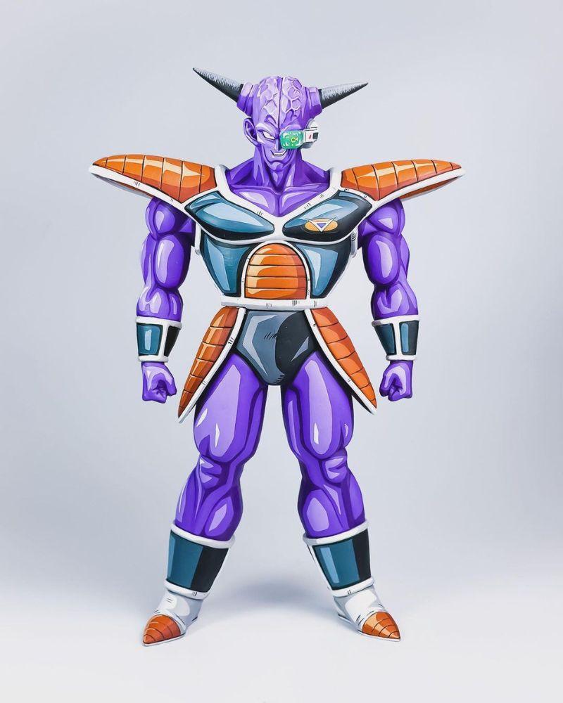 11 In Dragon Ball Z Ginyu Force Captain Ginyu Figure Repaint