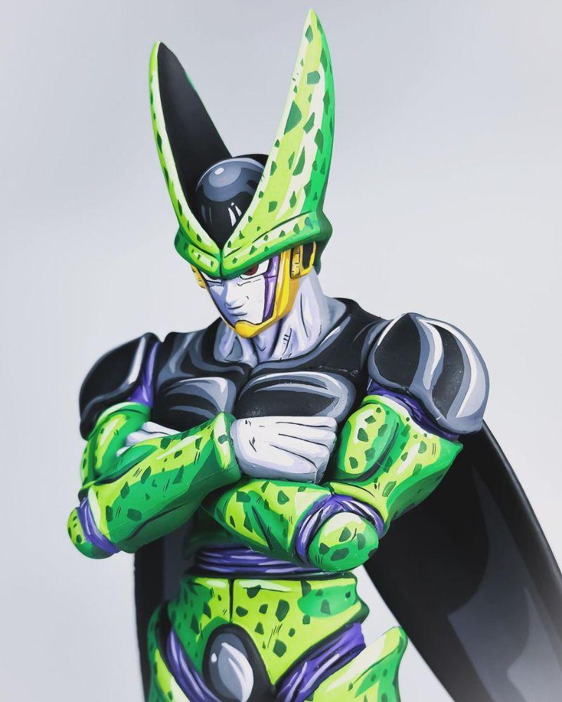 11.8 In Dragon Ball Z Cell Perfect Figure Repaint