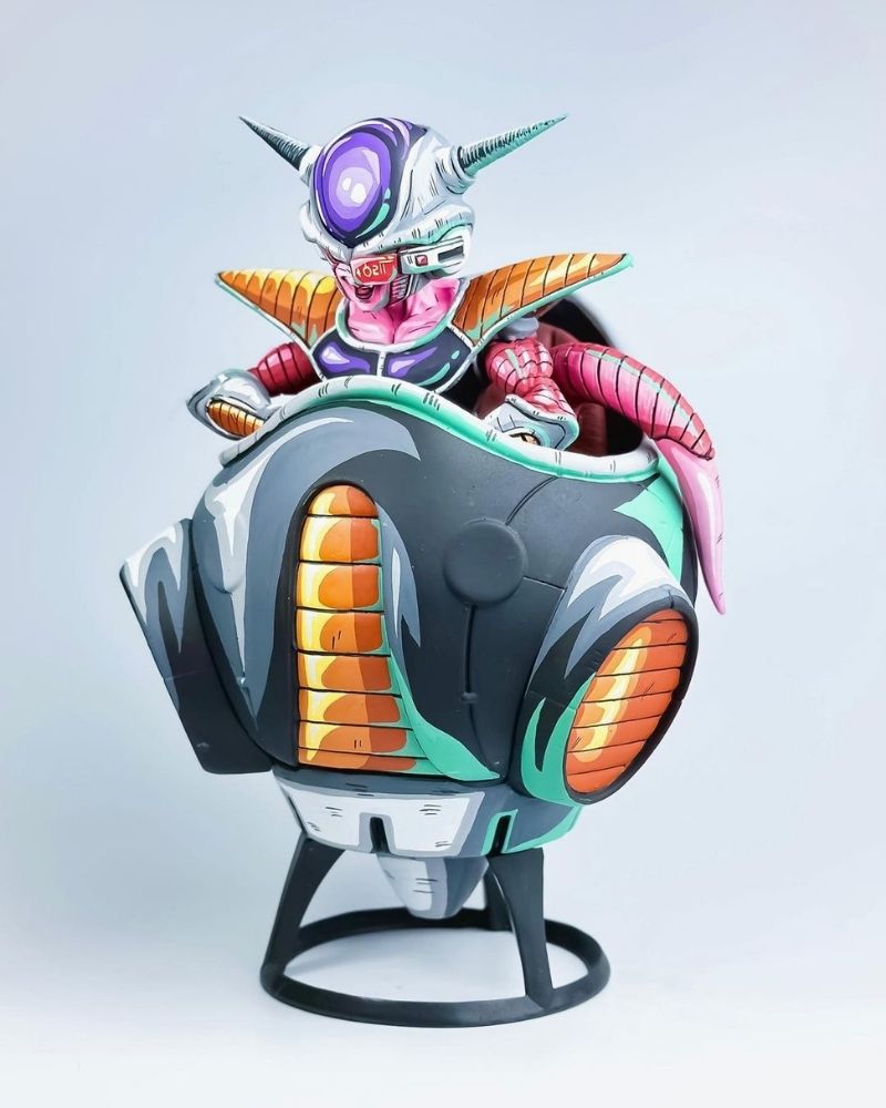 10.2 In Dragon Ball Z Frieza Hover Pod Figure Repaint