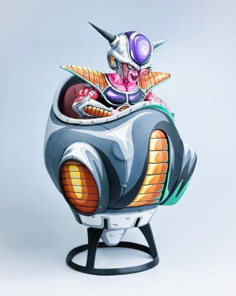 10.2 In Dragon Ball Z Frieza Hover Pod Figure Repaint