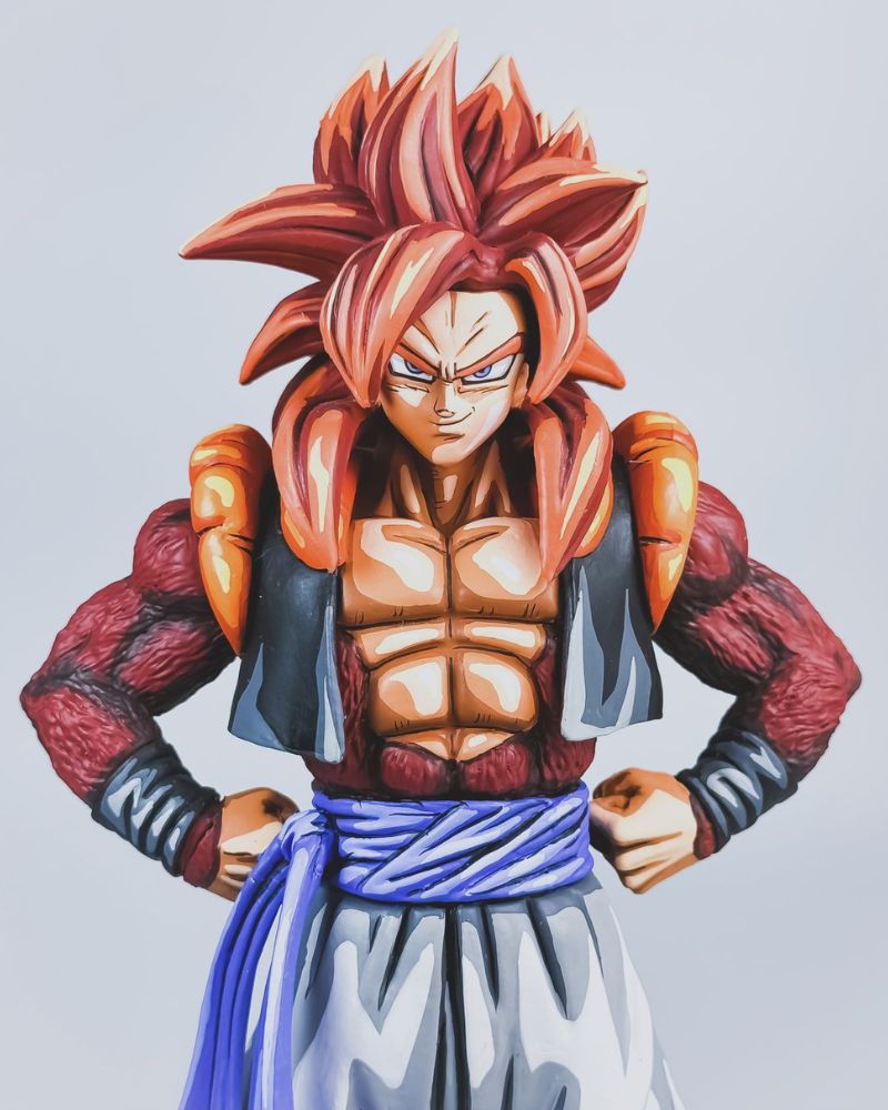 10.6 In  Dragon Ball Z Gogeta SSJ4 Figure Repaint