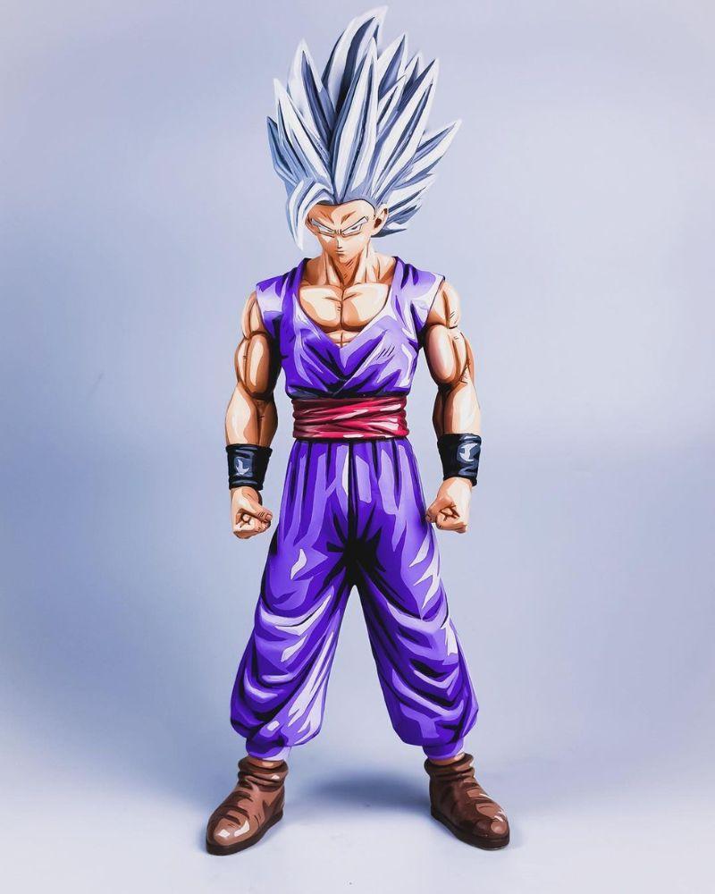 11.8 In Dragon Ball Z Gohan Beast Figure Repaint