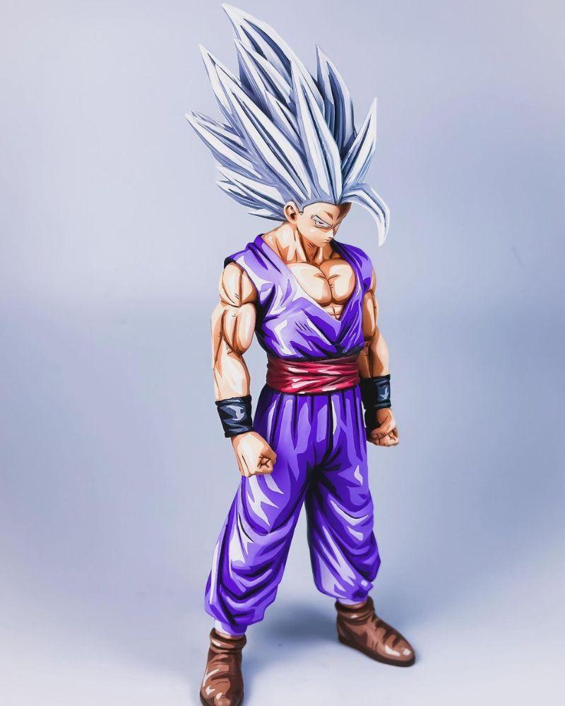 11.8 In Dragon Ball Z Gohan Beast Figure Repaint