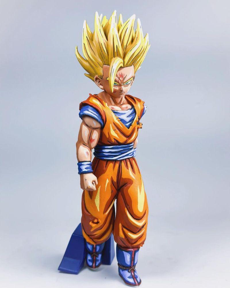 7.5 In Dragon Ball Z Gohan SSJ2 Figure Repaint