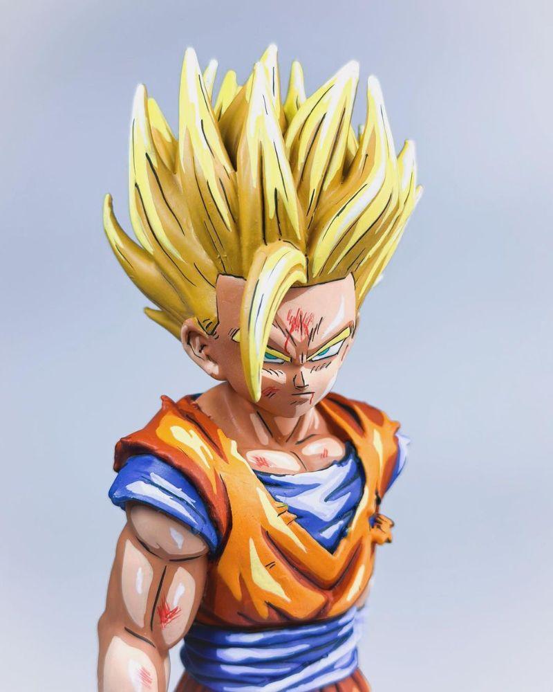 7.5 In Dragon Ball Z Gohan SSJ2 Figure Repaint