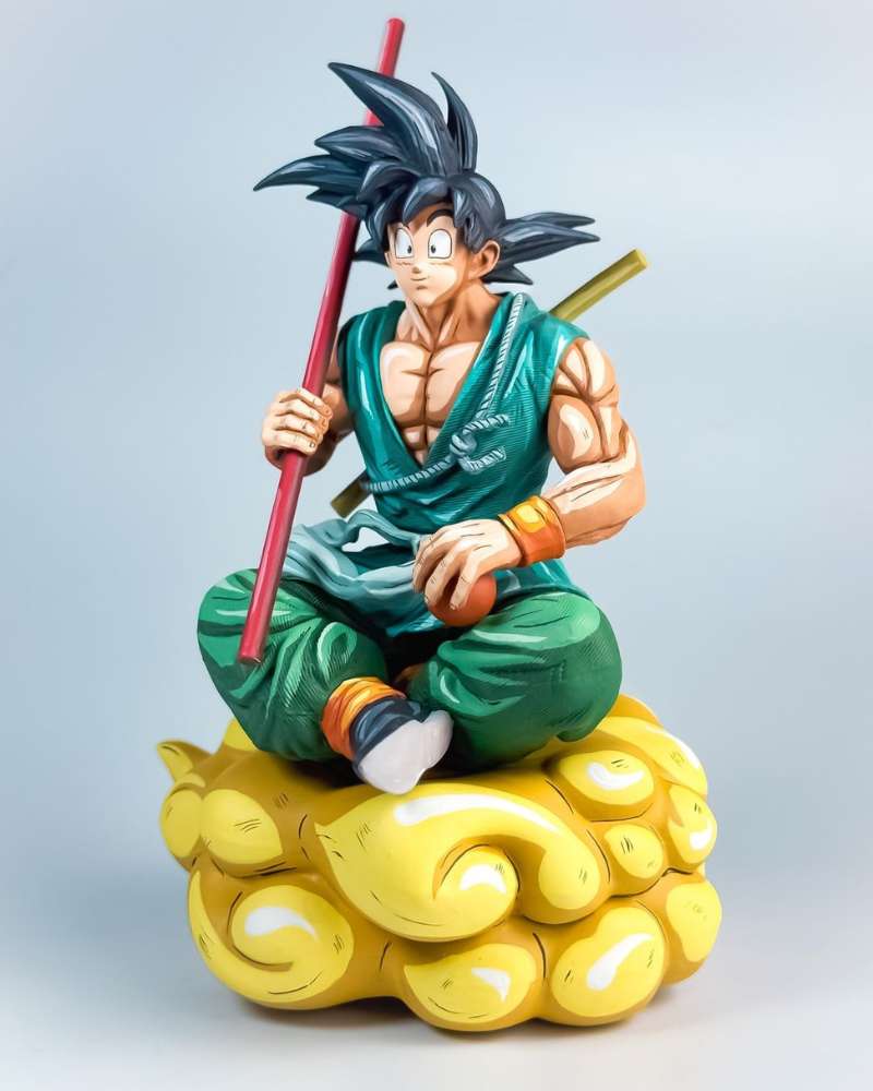 8.3 In Dragon Ball Z Son Goku & Cloud Figure Repaint