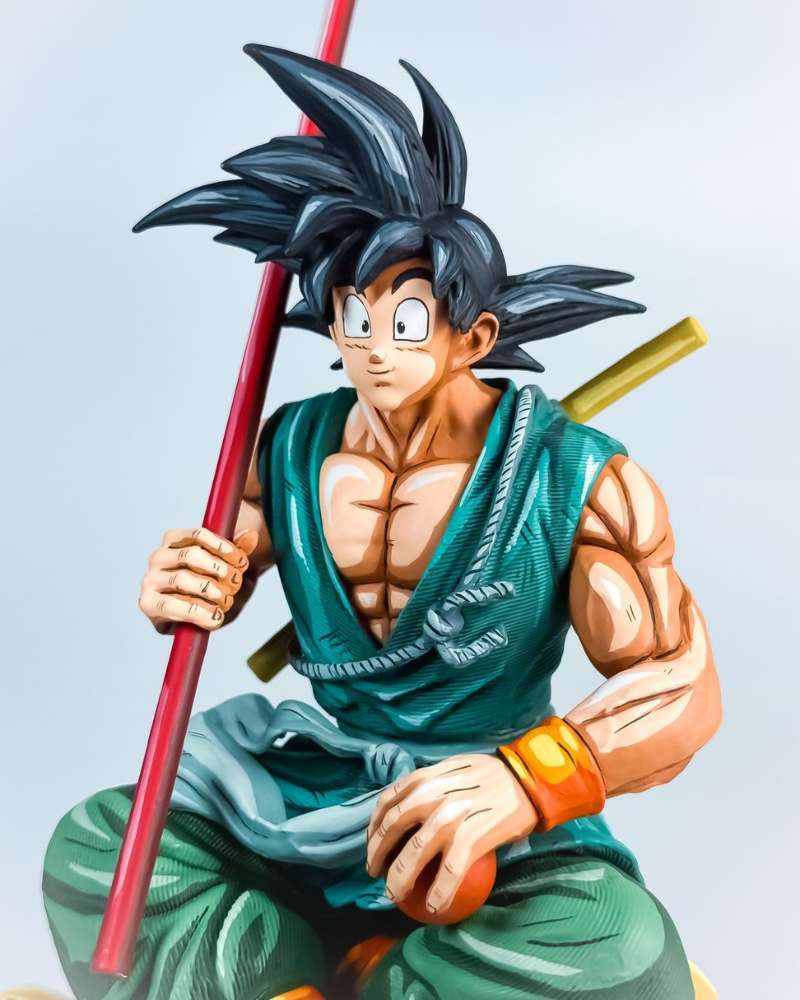 8.3 In Dragon Ball Z Son Goku & Cloud Figure Repaint