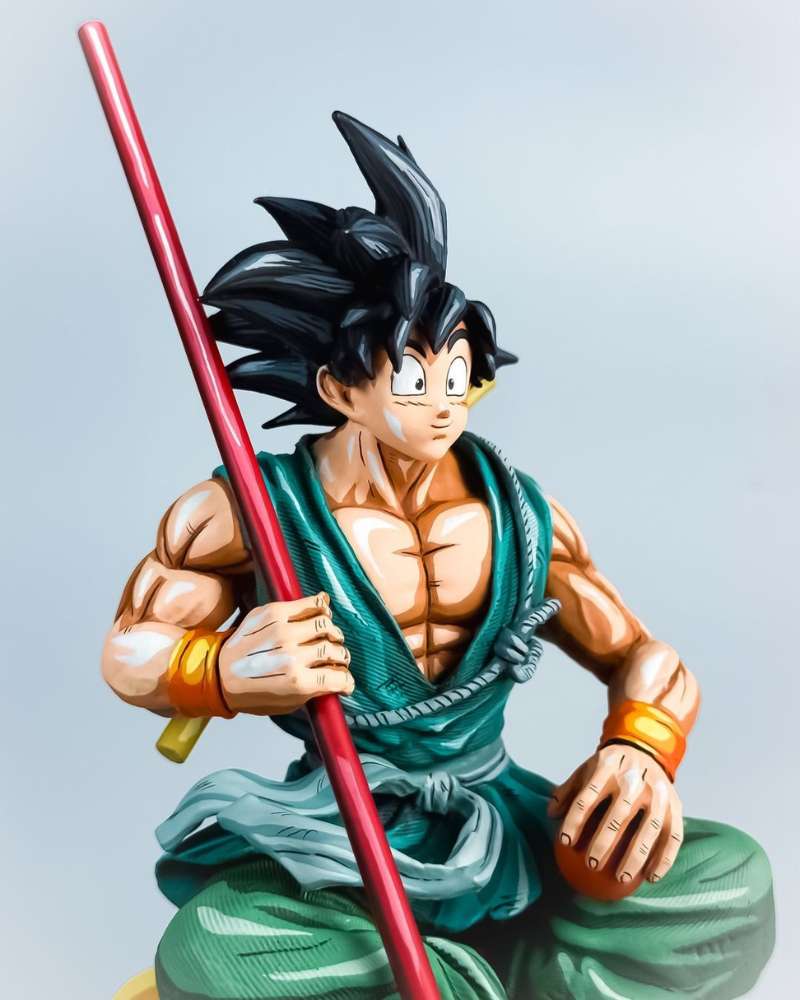 8.3 In Dragon Ball Z Son Goku & Cloud Figure Repaint