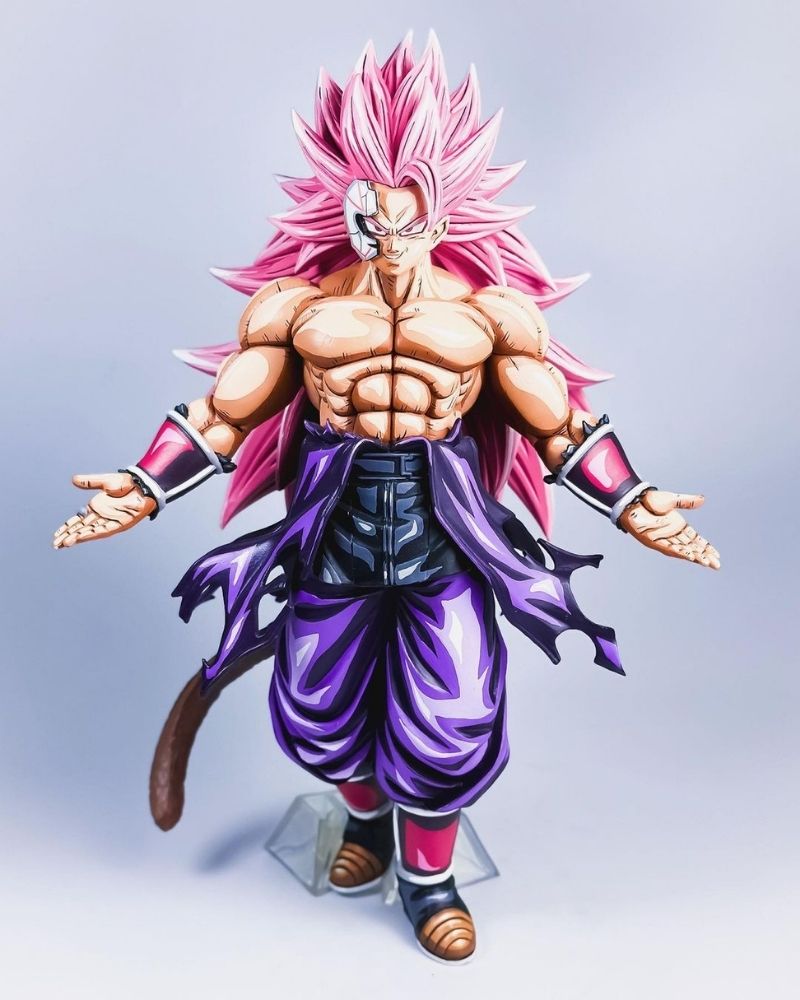 10.2 In Dragon Ball Super Son Goku Rose SSJ3 Figure Repaint