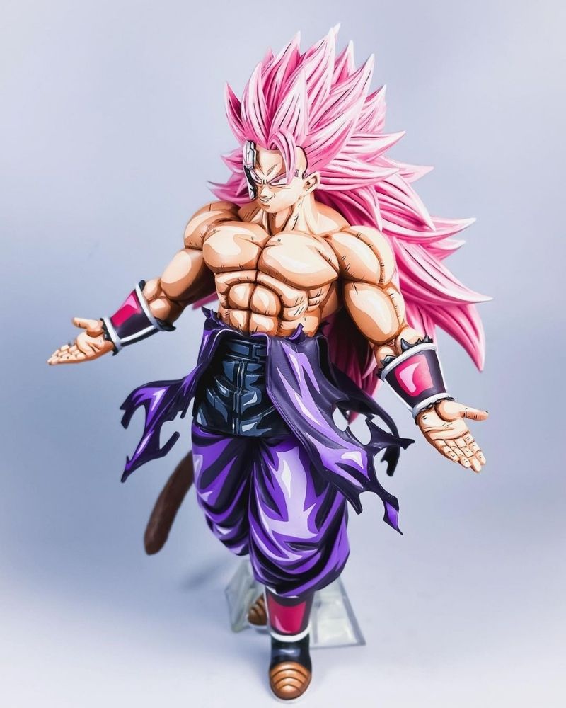 10.2 In Dragon Ball Super Son Goku Rose SSJ3 Figure Repaint