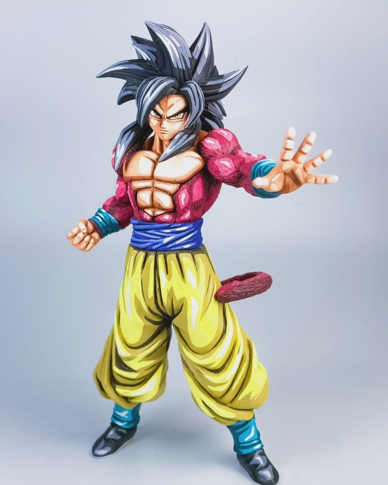 10.6 In Dragon Ball Z Son Goku SSJ4 Figure Repaint