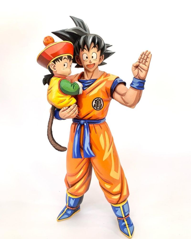 11.8 In Dragon Ball Z Goku & Gohan Figure Repaint