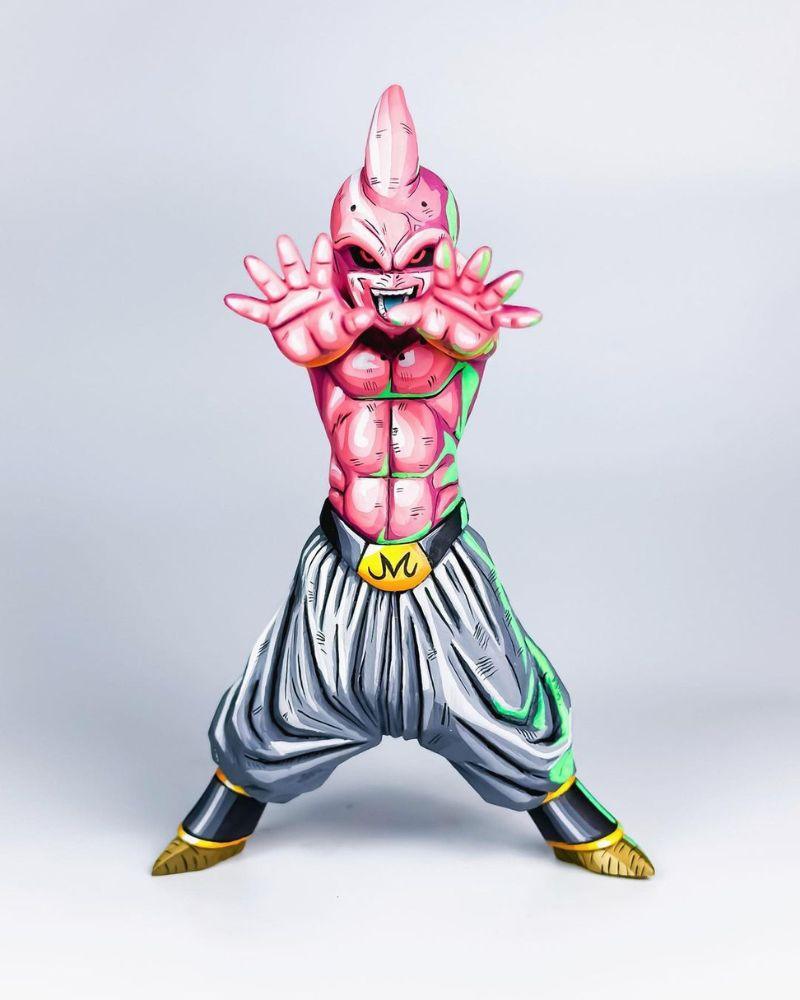 7.1 In Dragon Ball Z Majin Buu Figure Repaint