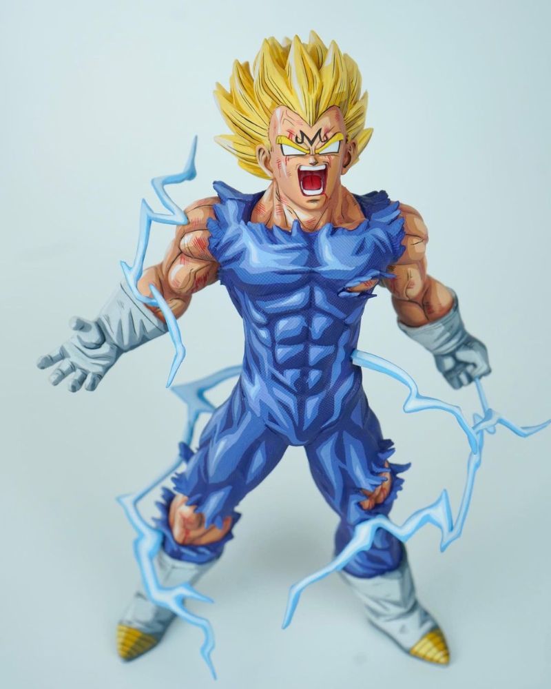 11.8 In Dragon Ball Z Majin Vegeta Final Explosion Figure Repaint