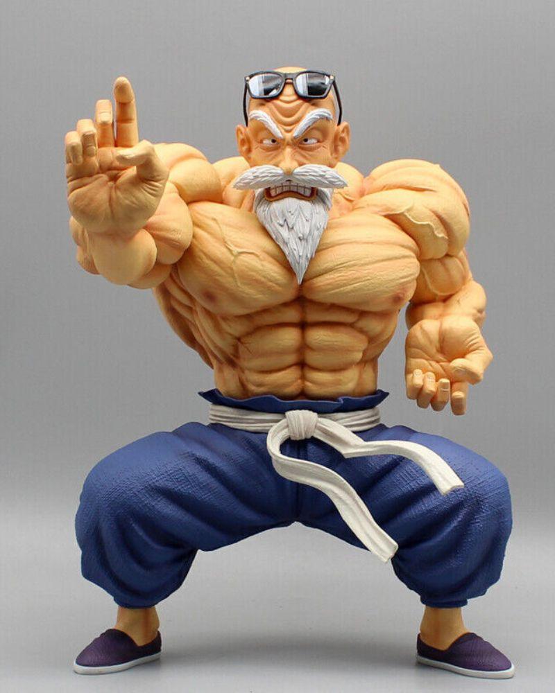 9.45 In Dragon Ball Z Master Roshi Figure Repaint