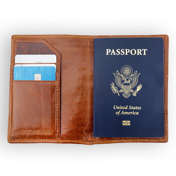 Texas Flag Passport Case (Classic Navy)