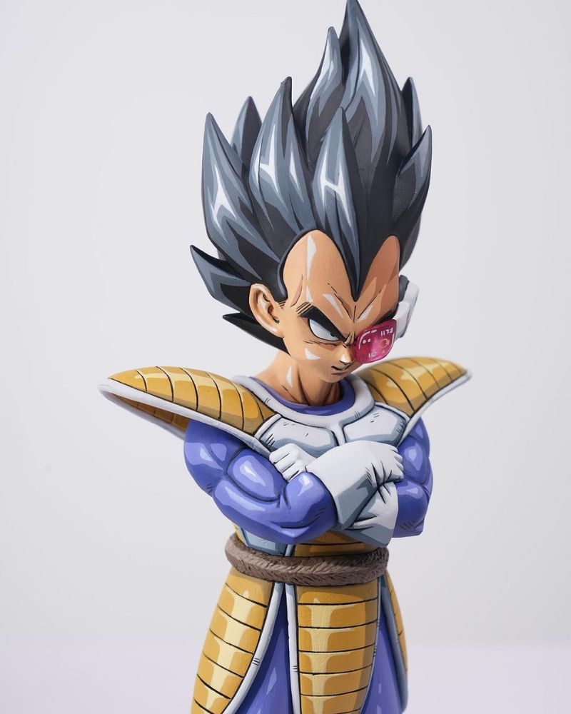 10.2 In  Dragon Ball Z Prince Vegeta Figure Repaint