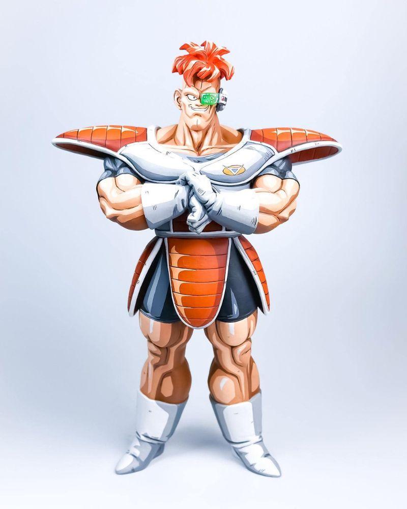 10.2 In Dragon Ball Z Ginyu Force Recoome Figure Repaint