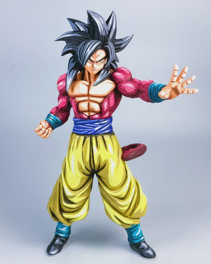 10.6 In  Dragon Ball Z SSJ4 Bundle Figure Repaint