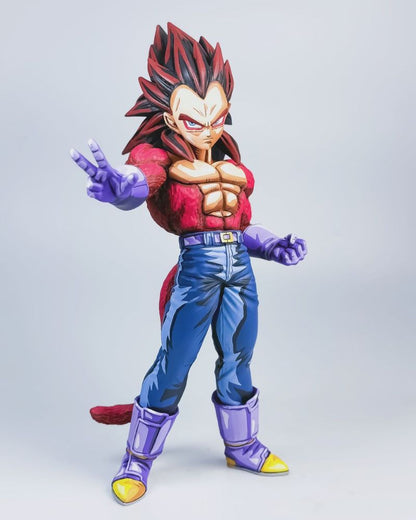 10.6 In  Dragon Ball Z SSJ4 Bundle Figure Repaint