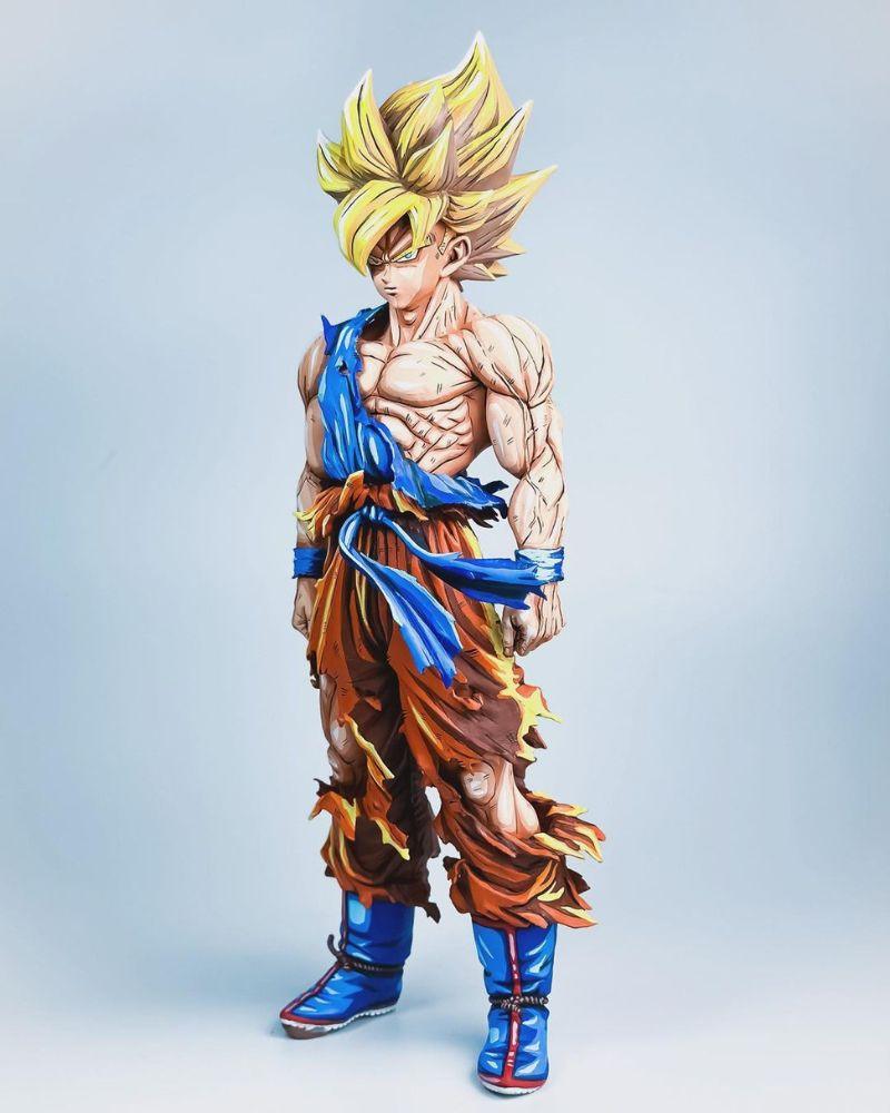 11.8 In Dragon Ball Z Son Goku SSJ Repaint