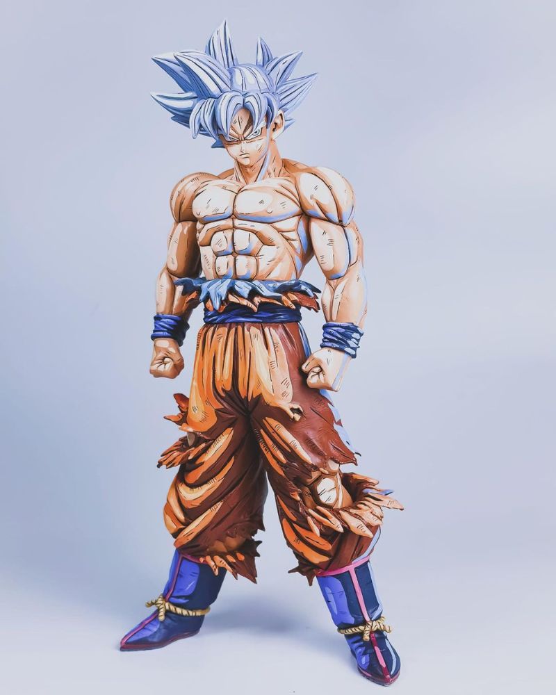 12.2 In Dragon Ball Z Son Goku Ultra Instinct Figure Repaint