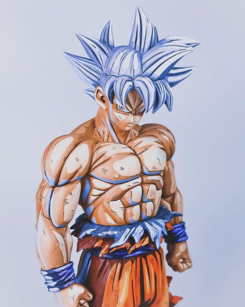 12.2 In Dragon Ball Z Son Goku Ultra Instinct Figure Repaint