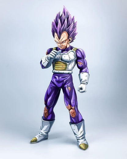 11.4 In Dragon Ball Z Vegeta Ultra Ego War Damage Figure Repaint