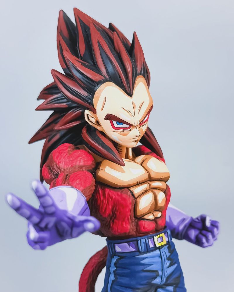 10.6 In Dragon Ball Z Vegeta SSJ4 Figure Repaint