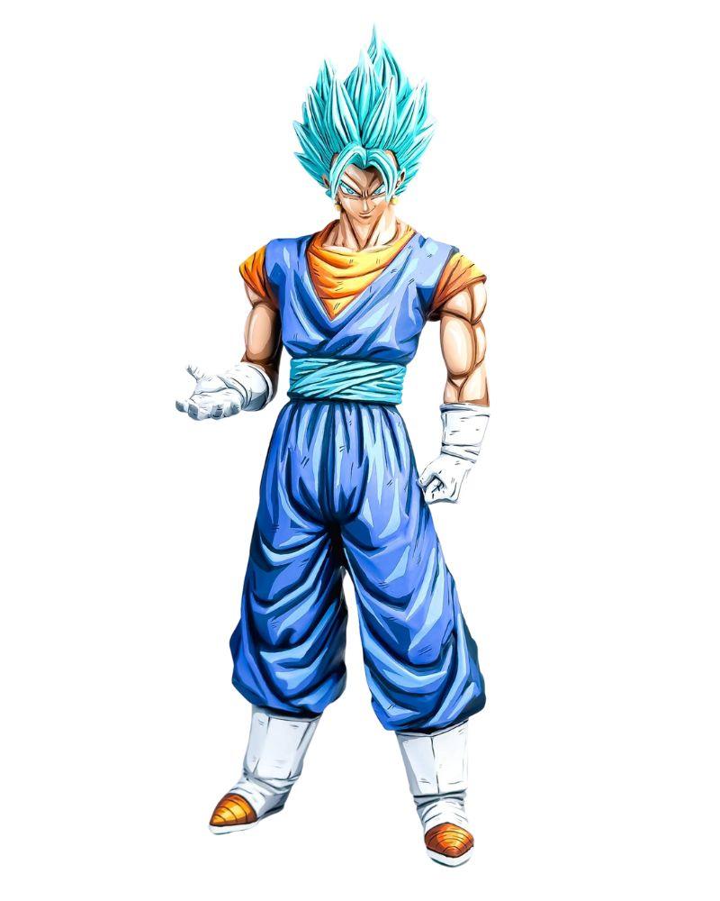 12.6 In Dragon Ball Z Vegito Blue Figure Repaint