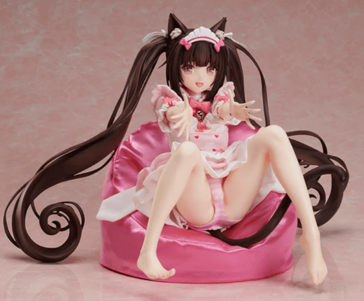 Omnifyr NEKOPARA Chocola & Vanilla Maid Figure - PVC Collectible - Omnifyr