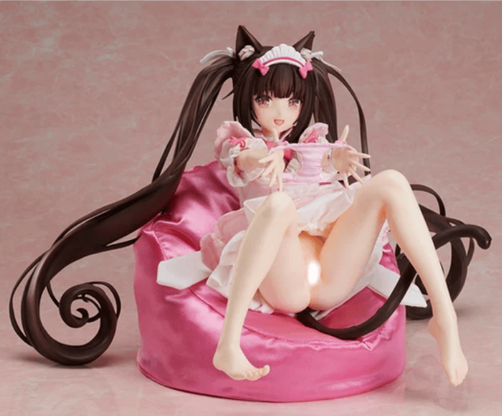 Omnifyr NEKOPARA Chocola & Vanilla Maid Figure - PVC Collectible - Omnifyr