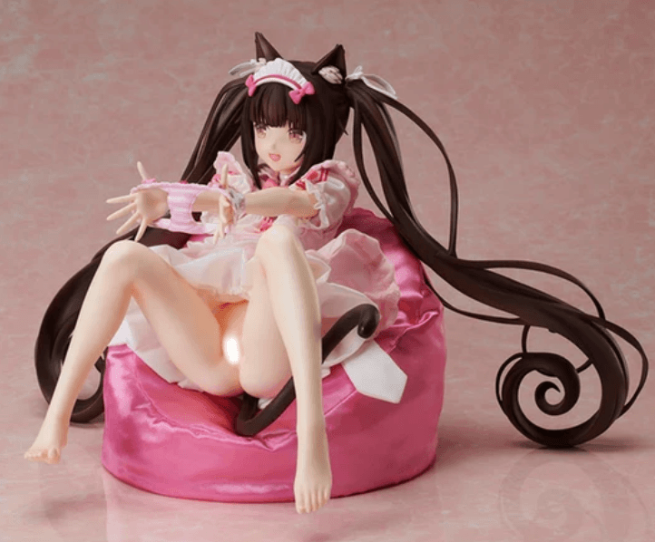 Omnifyr NEKOPARA Chocola & Vanilla Maid Figure - PVC Collectible - Omnifyr