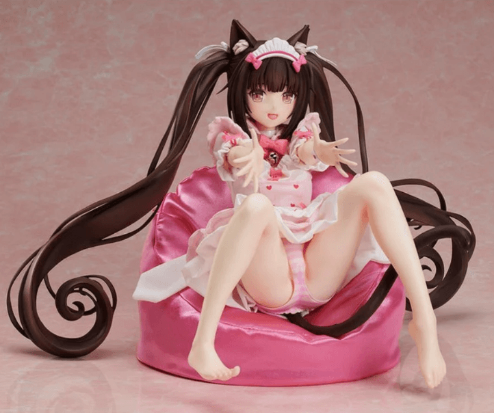 Omnifyr NEKOPARA Chocola & Vanilla Maid Figure - PVC Collectible - Omnifyr