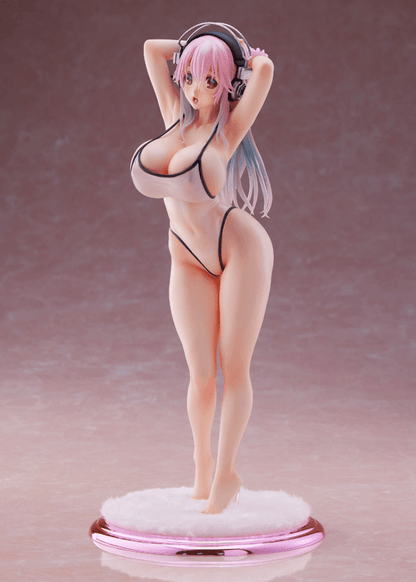 Omnifyr Super Sonico White Swimsuit Figure - PVC Model - Omnifyr